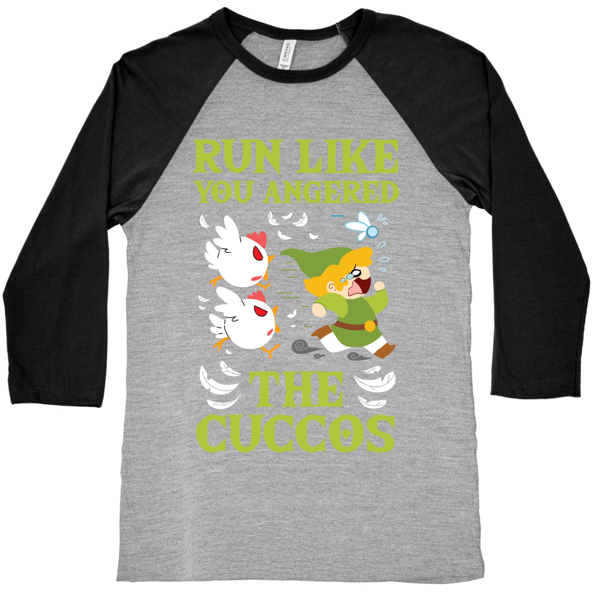 Run Like You Angered The Cuccos Baseball Tee
